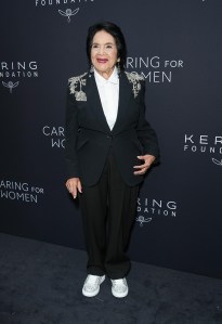 Dolores Huerta at Kering Foundation Fourth Annual ‘Caring for Women’ Dinner in New York at The Pool on September 11, 2025 in New York, New York.