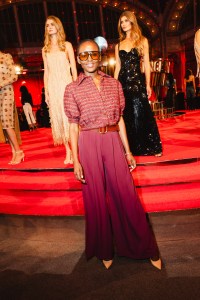 Flaviana Matata at the L'Agence Spring 2026 Ready-to-Wear show.