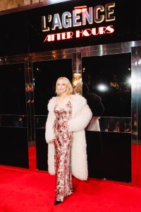 Lindsay Lohan at the L'Agence Spring 2026 Ready-to-Wear show.
