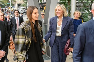 Vera Wang and Jamie Tisch