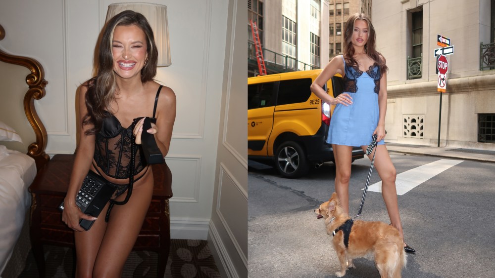 Lexi Wood posing in lacy lingerie for Hanky Panky's fall and holiday 2025 campaign.