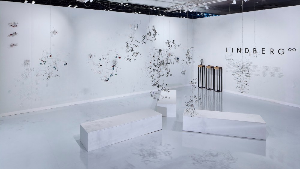 Installation view of “Perception Play" at the Armory Show.