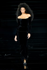 Cindy Bruna at Le Défilé 2025: A Celebration of Women's Empowerment fashion show.