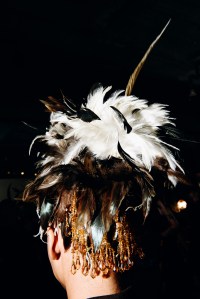 Backstage at the Luar Spring 2026 ready-to-wear show at New York Fashion Week.