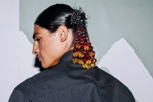 Backstage at the Luar Spring 2026 ready-to-wear show at New York Fashion Week.