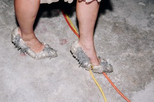 Backstage at the Luar Spring 2026 ready-to-wear show at New York Fashion Week.