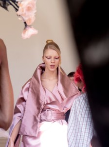 Backstage at Matières Fécales  Spring 2026 Ready-to-Wear Collection at Paris Fashion Week