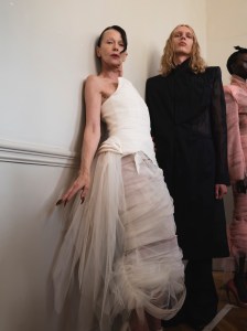 Backstage at Matières Fécales  Spring 2026 Ready-to-Wear Collection at Paris Fashion Week