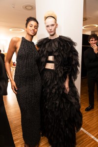 Backstage at Max Mara Spring 2026 Ready-to-Wear Collection at Milan Fashion Week
