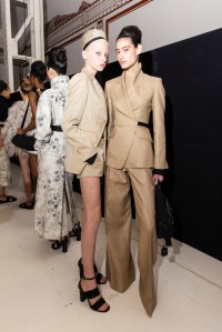 Backstage at Max Mara Spring 2026 Ready-to-Wear Collection at Milan Fashion Week