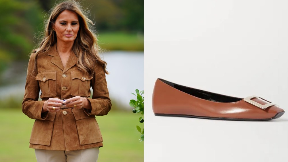 U.S. First Lady Melania Trump on Friday in Windsor, England.