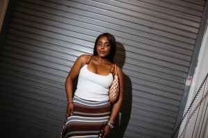 Kaye Bassey at the Monse Spring 2026 Ready-to-Wear show