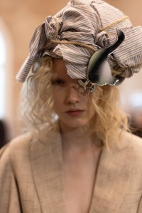 Backstage at Moschino Spring 2026 Ready-to-Wear Collection at Milan Fashion Week