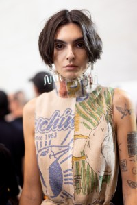Backstage at Moschino Spring 2026 Ready-to-Wear Collection at Milan Fashion Week