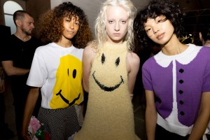 Backstage at Moschino Spring 2026 Ready-to-Wear Collection at Milan Fashion Week
