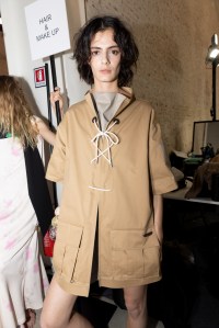 Backstage at Moschino Spring 2026 Ready-to-Wear Collection at Milan Fashion Week