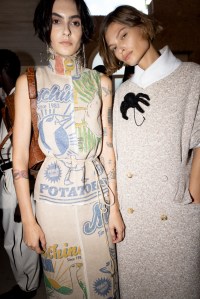 Backstage at Moschino Spring 2026 Ready-to-Wear Collection at Milan Fashion Week