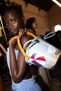 Backstage at Moschino Spring 2026 Ready-to-Wear Collection at Milan Fashion Week