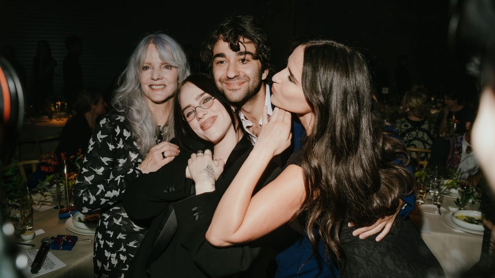 Maggie Baird, Billie Eilish, Alex Wolff and Rozzi.