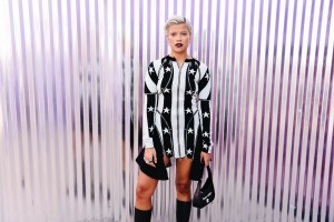 Victoria Brito at the Off-White Spring 2026 Ready-to-Wear show