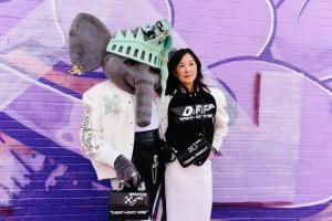 Clara Wu Tsai at the Off-White Spring 2026 Ready-to-Wear show
