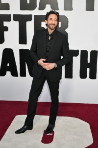 Adrien Brody at Warner Bros. Pictures "One Battle After Another" World Premiere held at the TCL Chinese Theater on September 08, 2025 in Hollywood, California.