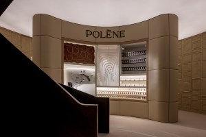 The experiential space inside the Polène flagship in Paris