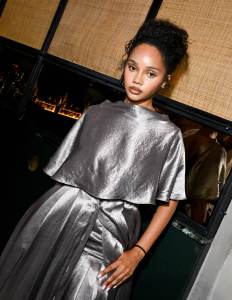Nialah Edari at the Public School New York Club Supper during New York Fashion Week