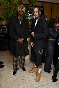 Jarred Vanderbilt, Jordan Clarkson at the Public School New York Club Supper during New York Fashion Week