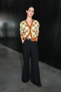 Audrey McGraw front row at the Susan Alexander x Rachel Antonoff Dog Show 2026.