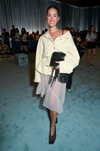 Tinx front row at the Susan Alexander x Rachel Antonoff Dog Show 2026.
