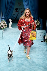 Edie Falco at the Susan Alexandra x Rachel Antonoff Dog Show.