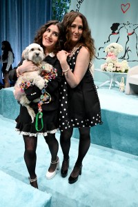 Kate Berlant and Jacqueline Novak at the Susan Alexandra x Rachel Antonoff Dog Show.
