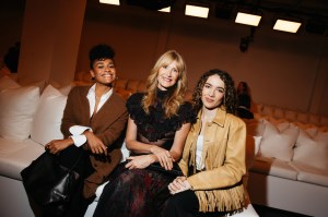 Ariana DeBose, Laura Dern and Jaya Harper at the Coach Spring 2026 Ready-to-Wear show