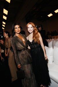 Priyanka Chopra and Jessica Chastain at the Coach Spring 2026 Ready-to-Wear show