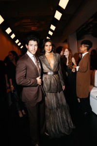 Nick Jonas and Priyanka Chopra at the Coach Spring 2026 Ready-to-Wear show