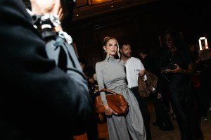 Leonie Hanne at the Coach Spring 2026 Ready-to-Wear show