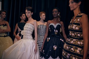Backstage at Richard Quinn Spring 2026 Ready-to-Wear Collection at London Fashion Week