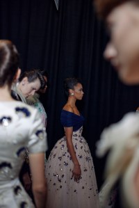 Backstage at Richard Quinn Spring 2026 Ready-to-Wear Collection at London Fashion Week
