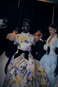 Backstage at Richard Quinn Spring 2026 Ready-to-Wear Collection at London Fashion Week