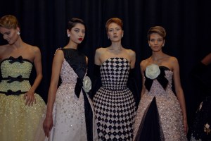 Backstage at Richard Quinn Spring 2026 Ready-to-Wear Collection at London Fashion Week