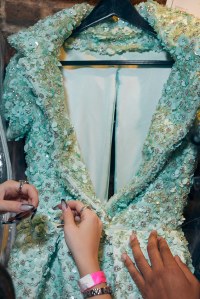 Backstage at Richard Quinn Spring 2026 Ready-to-Wear Collection at London Fashion Week