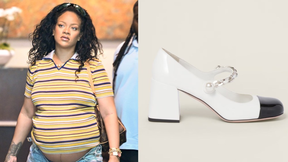 Rihanna is seen on Sept. 3, 2025 in Los Angeles, California in Miu Miu heels
