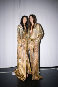 Backstage at Roberto Cavalli Spring 2026 Ready-to-Wear Collection at Milan Fashion Week