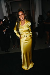 Sunny Hostin at the Sergio HudsonSpring 2026 Ready-to-Wear show.