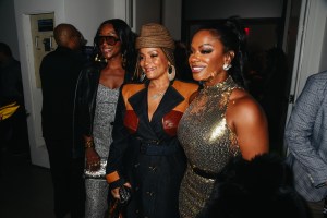 Simone Smith and Kandi Burruss at the Sergio HudsonSpring 2026 Ready-to-Wear show.