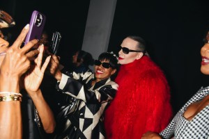 Jordan Roth at the Sergio HudsonSpring 2026 Ready-to-Wear show.