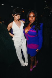 Honey Balenciaga and Sherri Shepherd at the Sergio HudsonSpring 2026 Ready-to-Wear show.