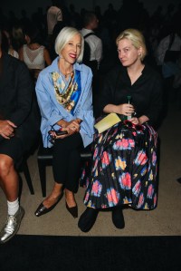 Linda Fargo at the Sergio HudsonSpring 2026 Ready-to-Wear show.