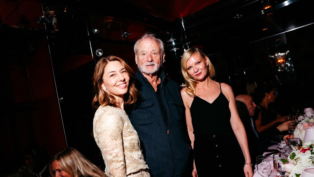 Bill Murray, Sofia Coppola and Kirsten Dunst